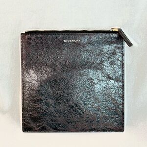 Givenchy Runway Collection Pouch on Distressed Brown Zip Top